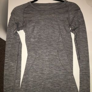 Brand new lululemon gray long sleeve
